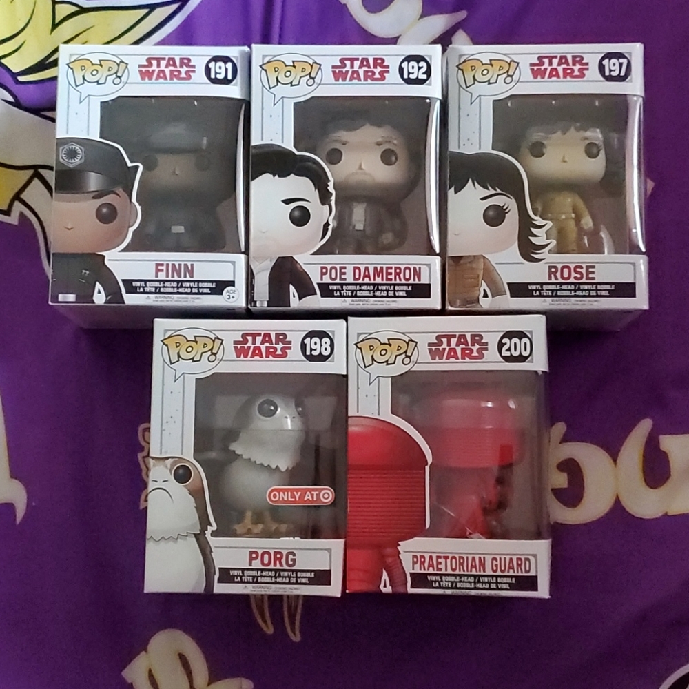 Star Wars The Last Jedi Funko pop Bundle